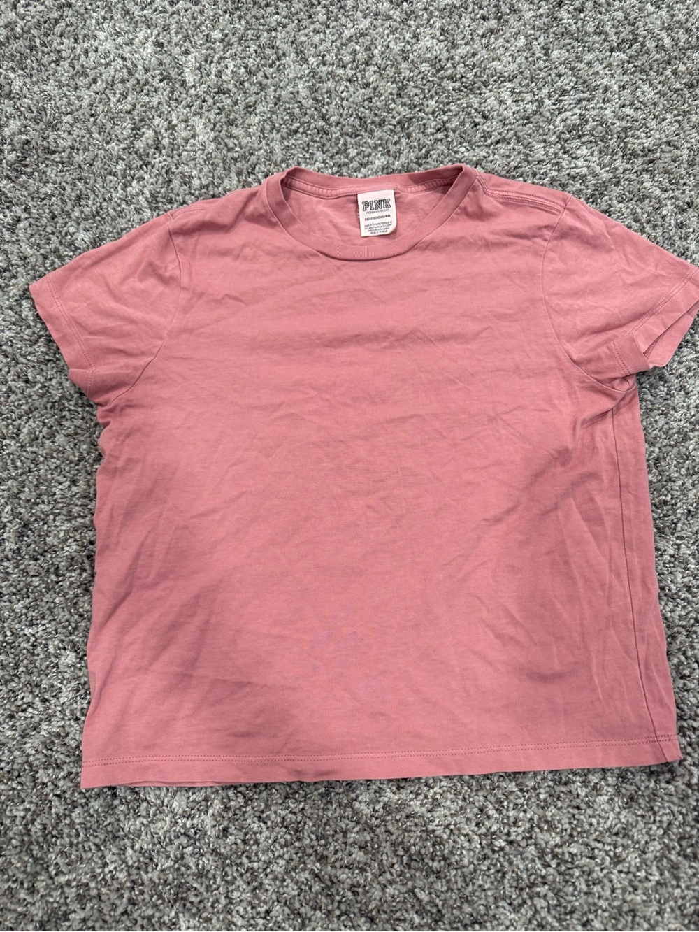 PINK Victoria's Secret Mauve Short Sleeve Crew Tee